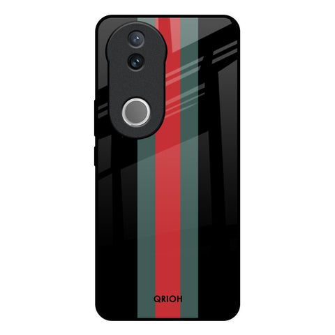 Vertical Stripes Vivo V50e 5G Glass Back Cover Online