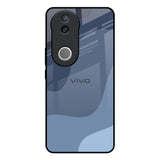 Navy Blue Ombre Vivo V50e 5G Glass Back Cover Online
