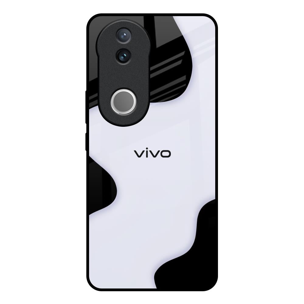 Wheat Cream Wavy Vivo V50e 5G Glass Back Cover Online