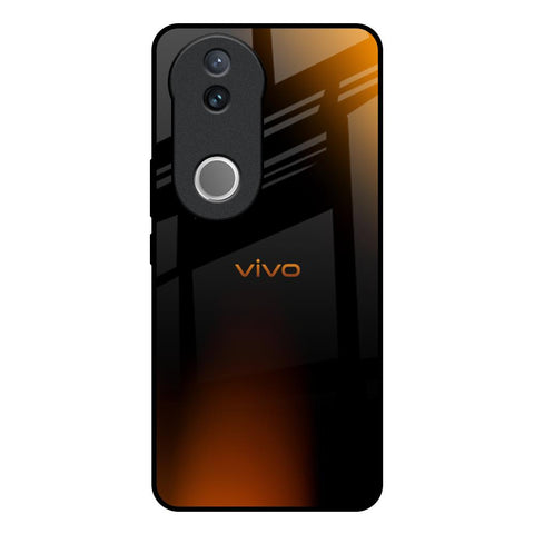 Orange Black Fusion Vivo V50e 5G Glass Back Cover Online