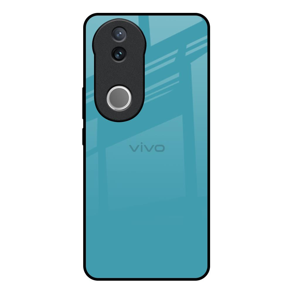 Oceanic Turquiose Vivo V50e 5G Glass Back Cover Online