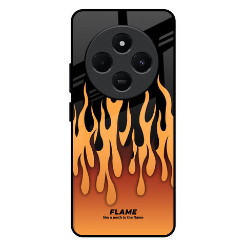 Fire Flame Redmi 14C 5G Glass Back Cover Online