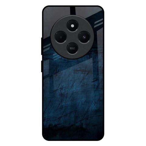 Dark Blue Grunge Redmi 14C 5G Glass Back Cover Online