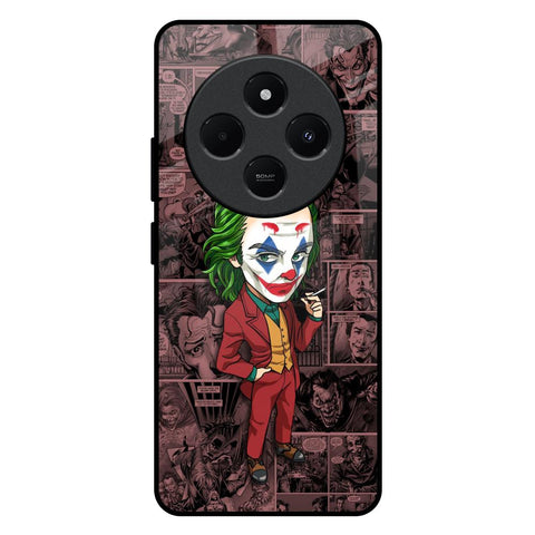 Joker Cartoon Redmi 14C 5G Glass Back Cover Online
