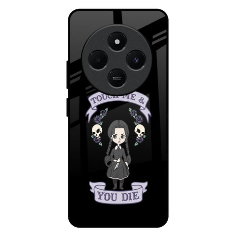 Touch Me & You Die Redmi 14C 5G Glass Back Cover Online