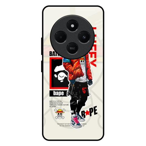 Bape Luffy Redmi 14C 5G Glass Back Cover Online