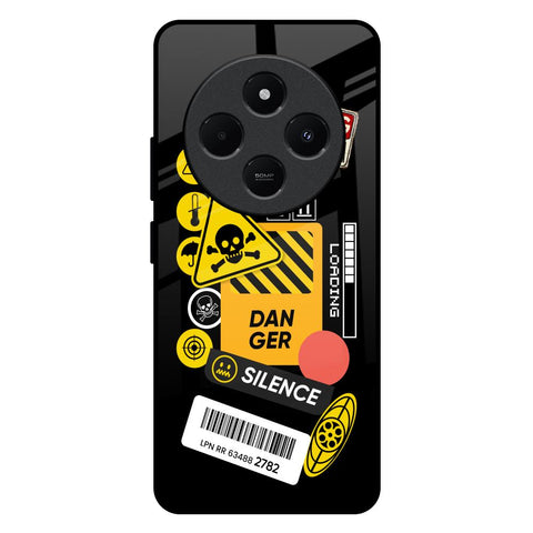 Danger Signs Redmi 14C 5G Glass Back Cover Online