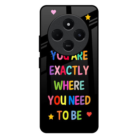 Magical Words Redmi 14C 5G Glass Back Cover Online