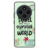 Travel Stamps Redmi 14C 5G Glass Back Cover Online