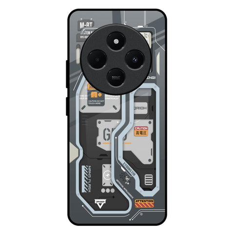 Retro Futuristic Redmi 14C 5G Glass Back Cover Online