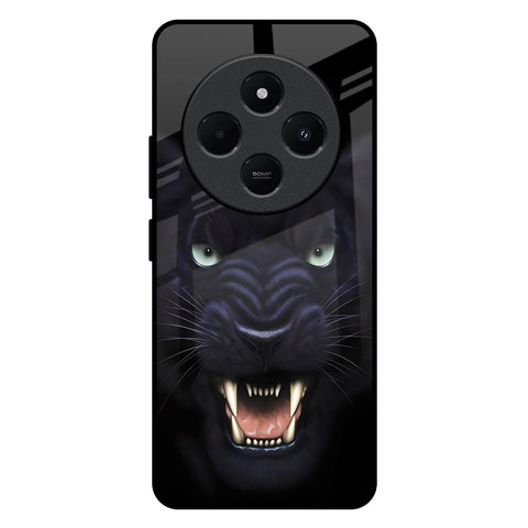 Angry Black Tiger Redmi 14C 5G Glass Back Cover Online