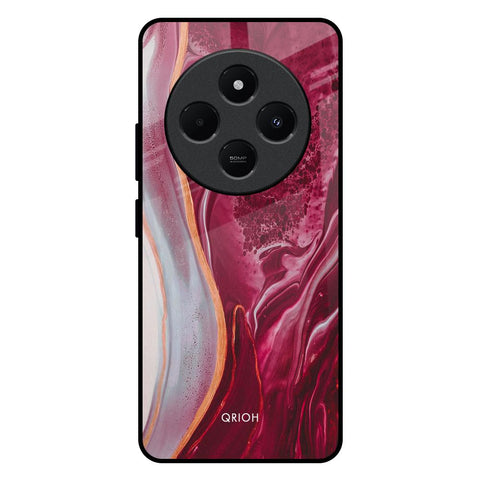Crimson Ruby Redmi 14C 5G Glass Back Cover Online