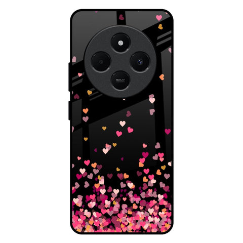 Heart Rain Fall Redmi 14C 5G Glass Back Cover Online