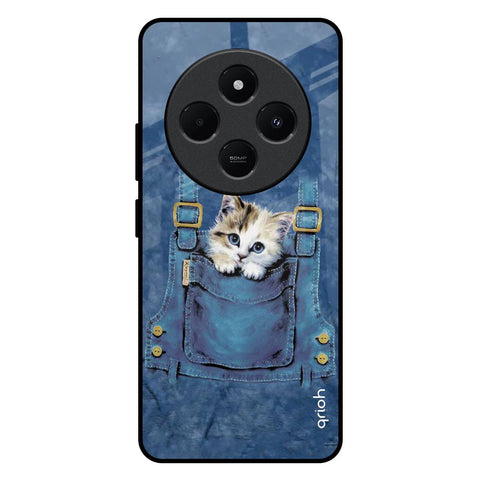 Kitty In Pocket Redmi 14C 5G Glass Back Cover Online