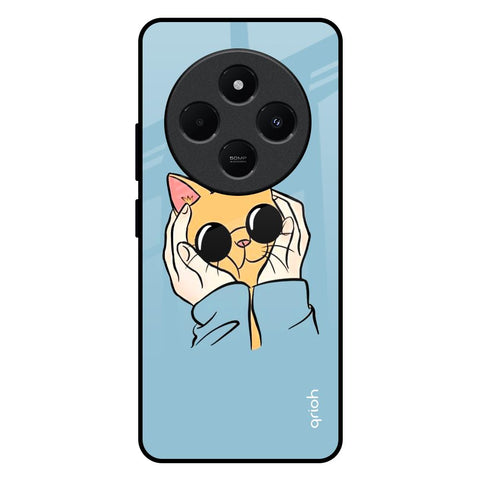 Adorable Cute Kitty Redmi 14C 5G Glass Back Cover Online