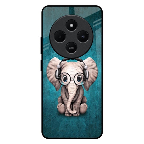 Adorable Baby Elephant Redmi 14C 5G Glass Back Cover Online