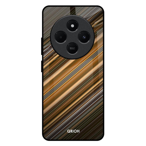 Diagonal Slash Pattern Redmi 14C 5G Glass Back Cover Online
