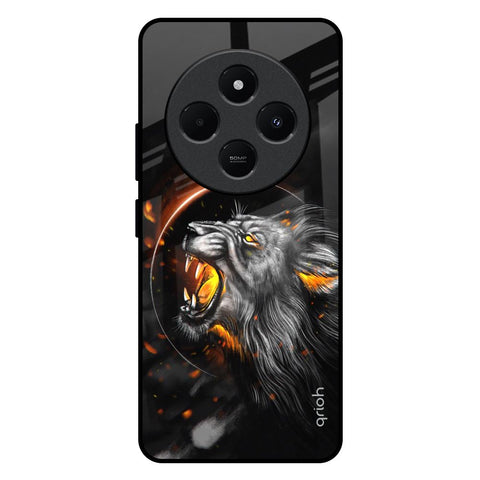 Aggressive Lion Redmi 14C 5G Glass Back Cover Online