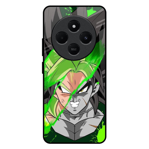 Anime Green Splash Redmi 14C 5G Glass Back Cover Online