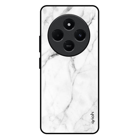 Modern White Marble Redmi 14C 5G Glass Back Cover Online