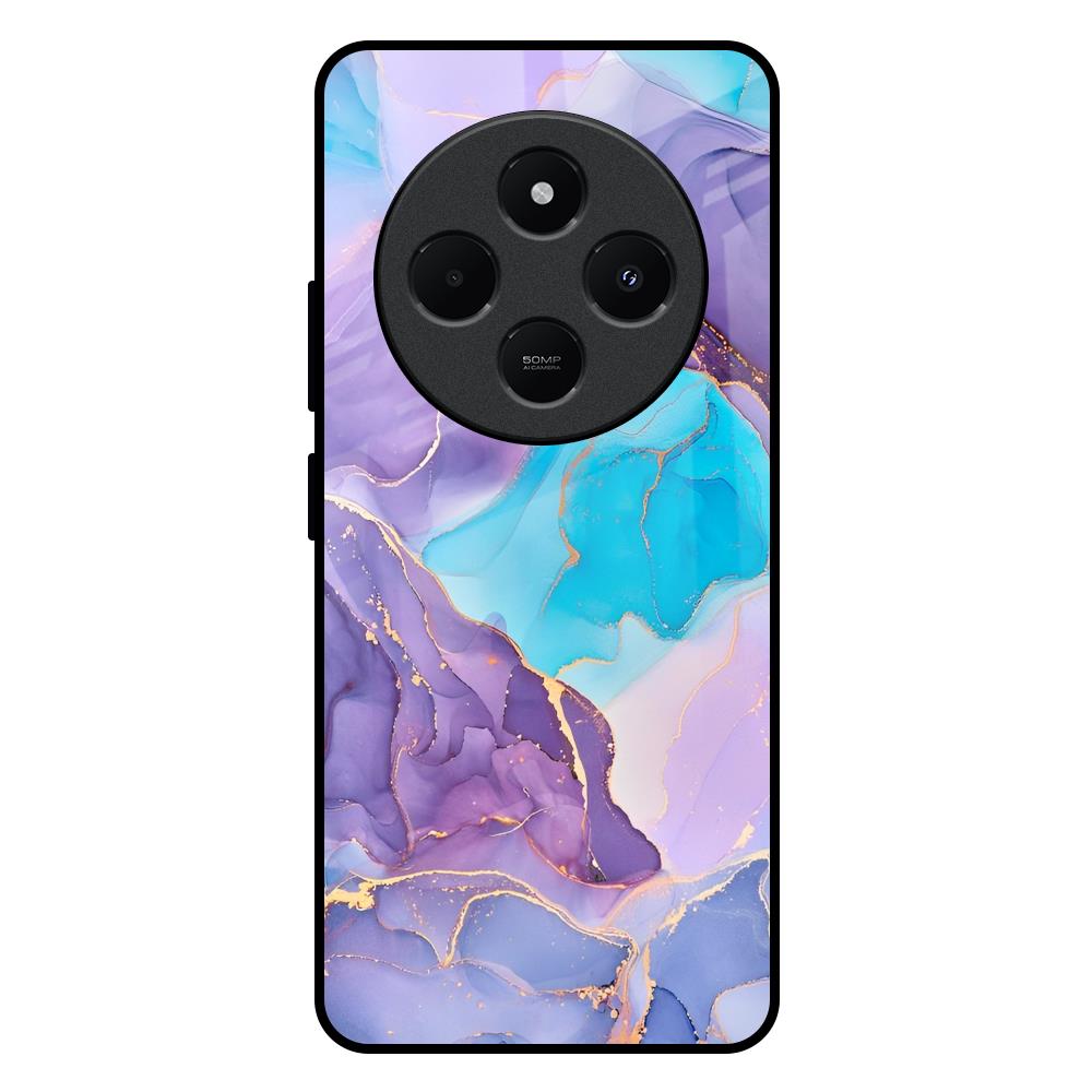 Alcohol ink Marble Redmi 14C 5G Glass Back Cover Online