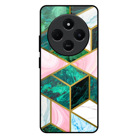 Seamless Green Marble Redmi 14C 5G Glass Back Cover Online