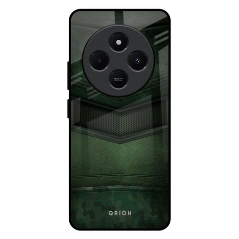 Green Leather Redmi 14C 5G Glass Back Cover Online