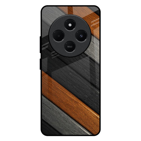 Tri Color Wood Redmi 14C 5G Glass Back Cover Online