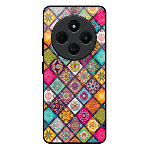 Multicolor Mandala Redmi 14C 5G Glass Back Cover Online