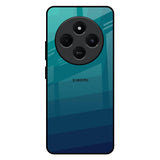 Green Triangle Pattern Redmi 14C 5G Glass Back Cover Online