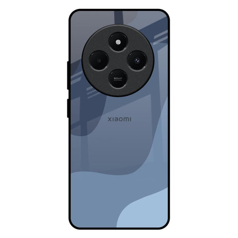 Navy Blue Ombre Redmi 14C 5G Glass Back Cover Online
