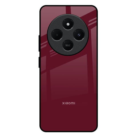 Classic Burgundy Redmi 14C 5G Glass Back Cover Online