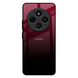 Wine Red Redmi 14C 5G Glass Back Cover Online