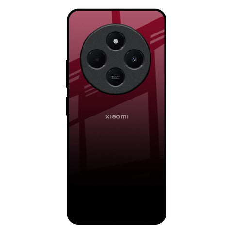 Wine Red Redmi 14C 5G Glass Back Cover Online