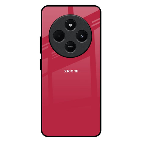 Solo Maroon Redmi 14C 5G Glass Back Cover Online