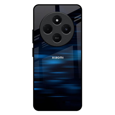 Blue Rough Abstract Redmi 14C 5G Glass Back Cover Online