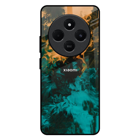 Watercolor Wave Redmi 14C 5G Glass Back Cover Online