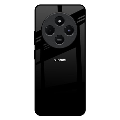 Jet Black Redmi 14C 5G Glass Back Cover Online