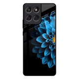 Half Blue Flower Motorola Edge 60 Fusion 5G Glass Back Cover Online