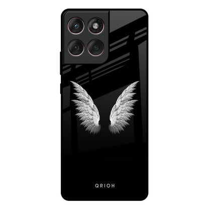 White Angel Wings Motorola Edge 60 Fusion 5G Glass Back Cover Online