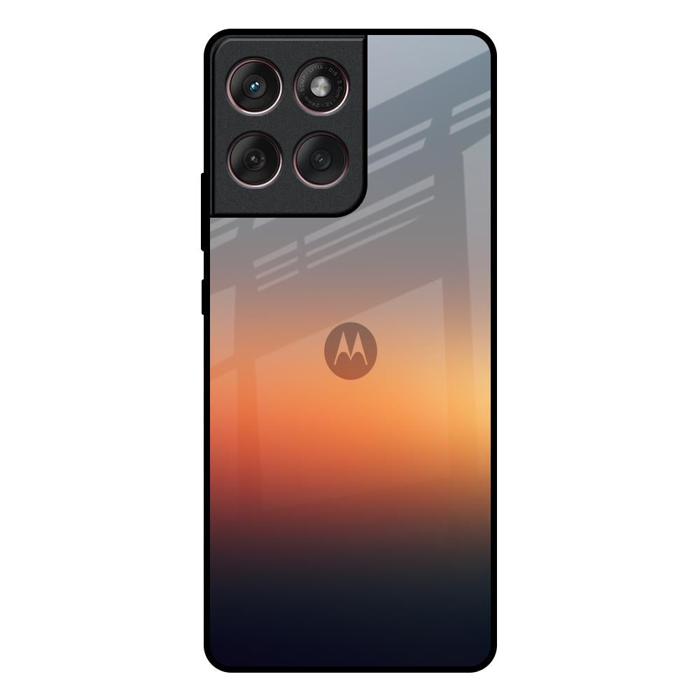 Aesthetic Orange Motorola Edge 60 Fusion 5G Glass Back Cover Online