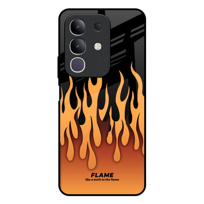 Fire Flame Vivo T4x 5G Glass Back Cover Online