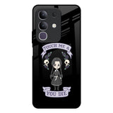 Touch Me & You Die Vivo T4x 5G Glass Back Cover Online