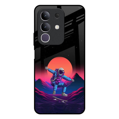 Retro Astronaut Vivo T4x 5G Glass Back Cover Online