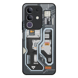 Retro Futuristic Vivo T4x 5G Glass Back Cover Online