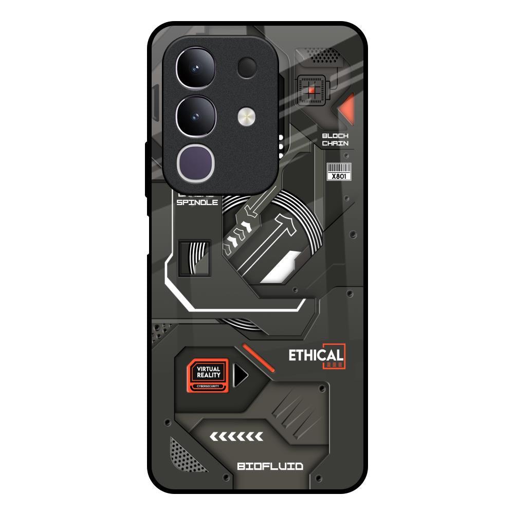 Tech Aesthetics Vivo T4x 5G Glass Back Cover Online