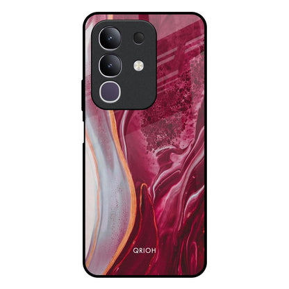 Crimson Ruby Vivo T4x 5G Glass Back Cover Online
