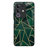 Abstract Green Vivo T4x 5G Glass Back Cover Online