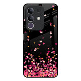Heart Rain Fall Vivo T4x 5G Glass Back Cover Online