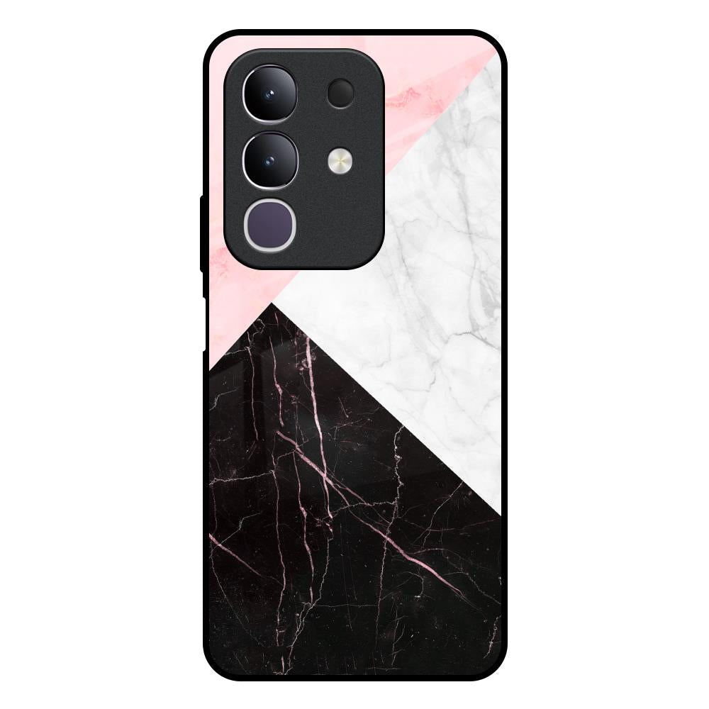 Marble Collage Art Vivo T4x 5G Glass Back Cover Online